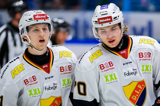 Djurgårdens Jonathan Davidsson och Marcus Davidsson