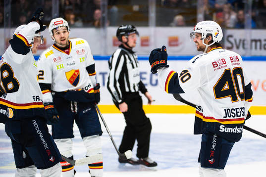 Djurgårdens Jacob Josefson jublar