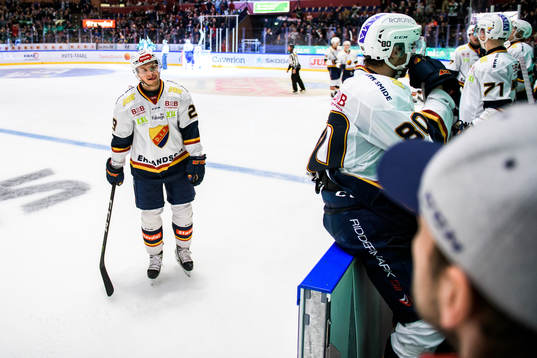 Djurgårdens Sebastian Strandberg deppar