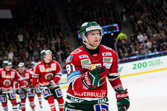 Frölundas Ryan Lasch jublar