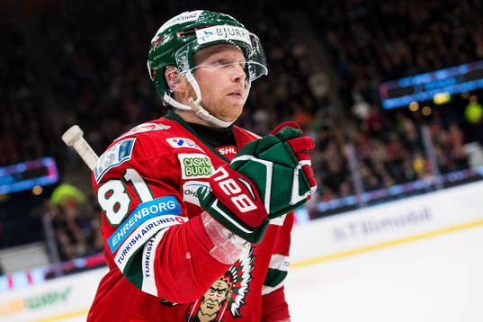 Frölundas Ryan Lasch jublar