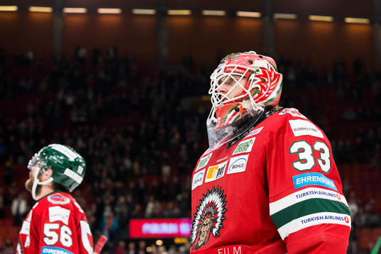 Frölundas målvakt Johan Mattsson