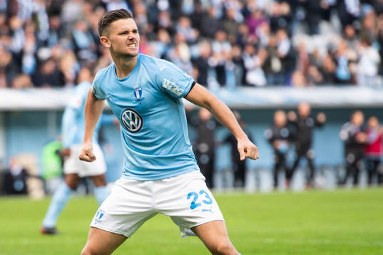 Malmö FFs Marcus Antonsson jublar