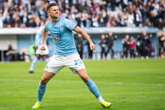 Malmö FFs Marcus Antonsson jublar