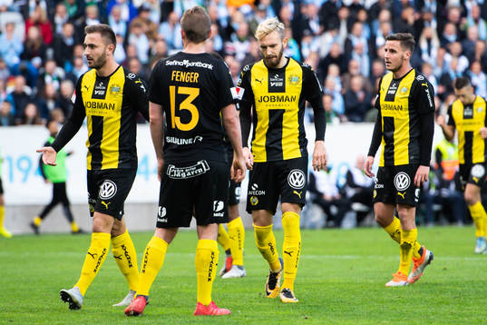 Hammarbys spelare deppar