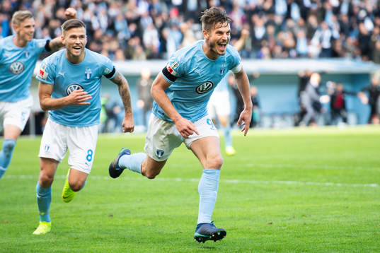 Malmö FFs Arnór Ingvi Traustason och Markus Rosenberg