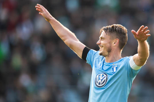 Malmö FFs Markus Rosenberg jublar