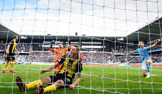 Malmö FFs Marcus Antonsson jublar