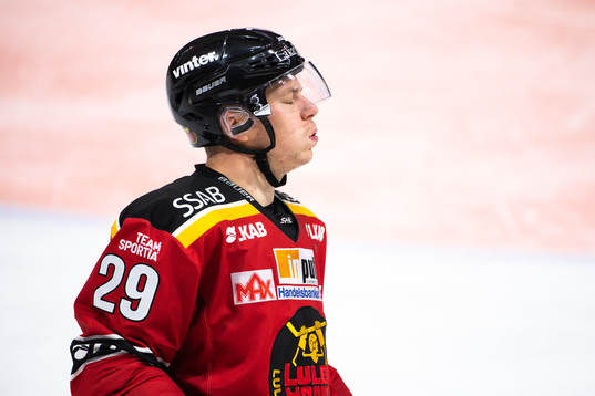Luleås Erik Gustafsson deppar