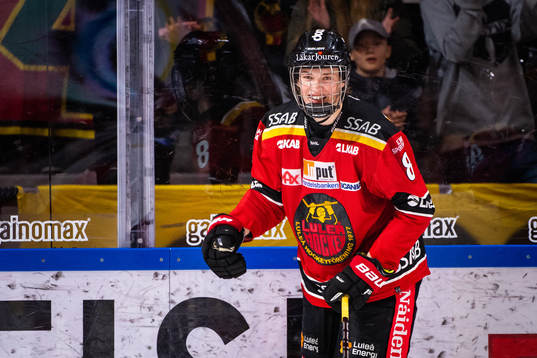 Luleås Noel Gunler jublar