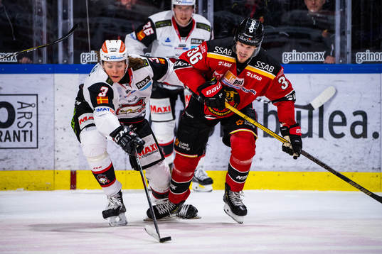 Malmö Redhawks Malte Setkov och Luleås Emil Larsson