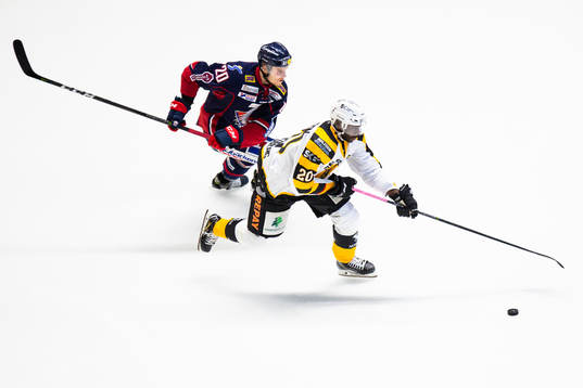 Linköpings Nick Sörensen och Skellefteås Edwin Hedberg