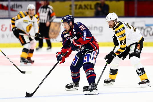 Linköpings Lukas Bengtsson och Skellefteås Jimmie Ericsson