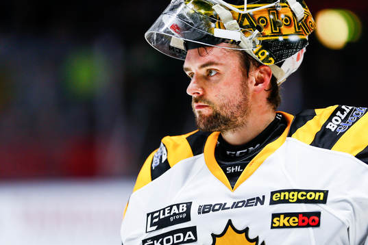 Skellefteås målvakt Gustaf Lindvall