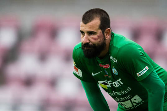AFC Eskilstunas målvakt Gianluca Curci