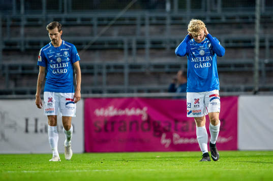 Trelleborgs Sebastian Ohlsson och Freddie Brorsson deppar