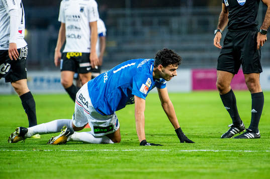 Trelleborgs Deniz Hümmet deppar på gräset