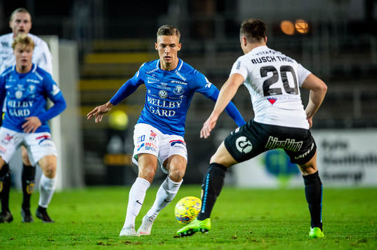 Trelleborgs Felix Hörberg mot Sirius Niklas Busch Thor