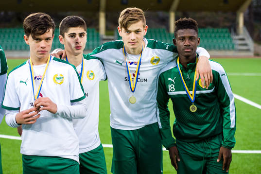 under fotbollsmatchen i U16 SM-finalen mellan Hammarby och