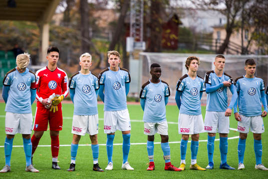 under fotbollsmatchen i U16 SM-finalen mellan Hammarby och