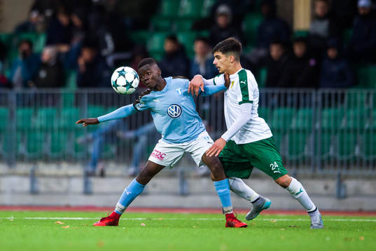 Malmös Martins Egbe och Hammarbys Ebon Shabanaj