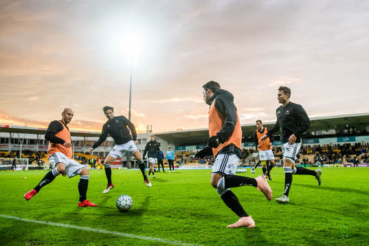 Tore Reginiussen and Anders Trondsen of Rosenborg