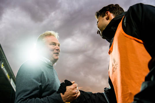 Jørgen Lennartsson, head coach of Lillestrøm, and Anders