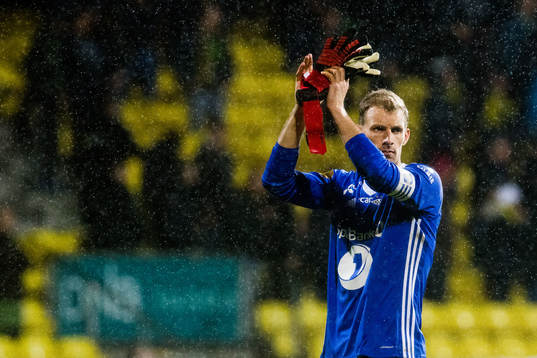 Goalkeeper André Hansen of Rosenborg