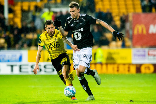 Daniel Alexander Pedersen of Lillestrøm and Nicklas