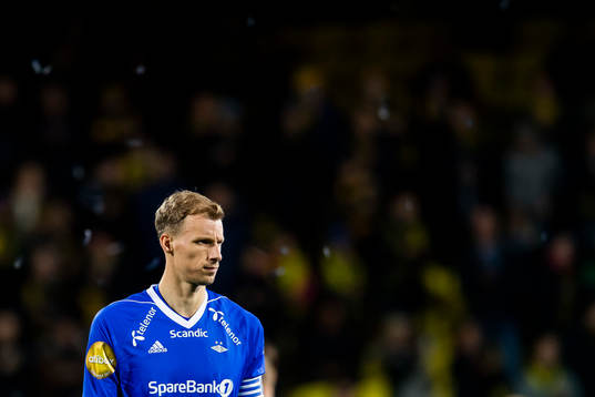 Goalkeeper André Hansen of Rosenborg