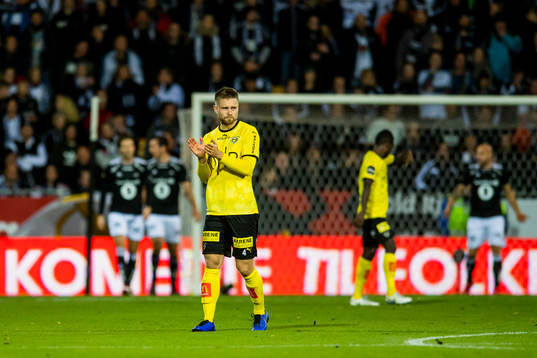 Marius Amundsen of Lillestrøm looks dejected
