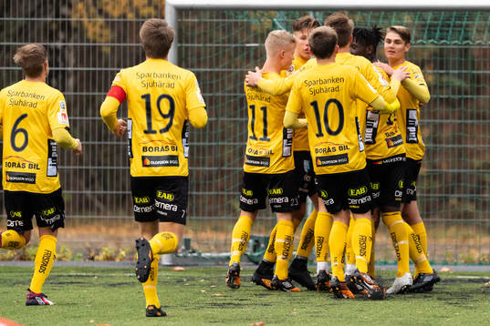 Elfsborgs spelare jublar