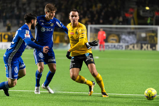 Elfsborgs Viktor Prodell och Sundsvalls Jonathan Tamimi