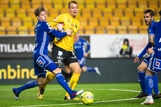 Elfsborgs Viktor Prodell och Sundsvalls Eric Björkander