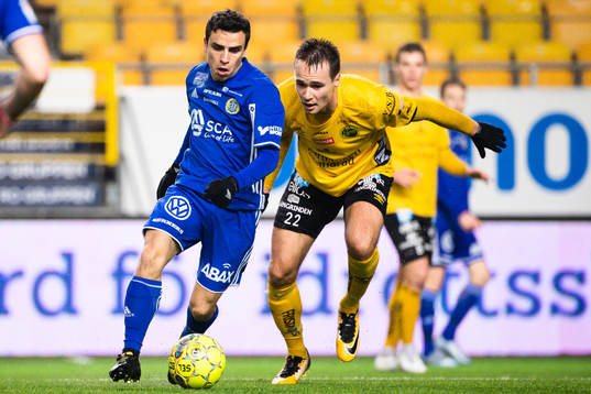 Sundsvalls David Haro Iniesta och Elfsborgs Viktor Prodell