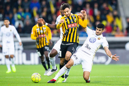 Häckens Daleho Irandust och Östersunds Rewan Amin