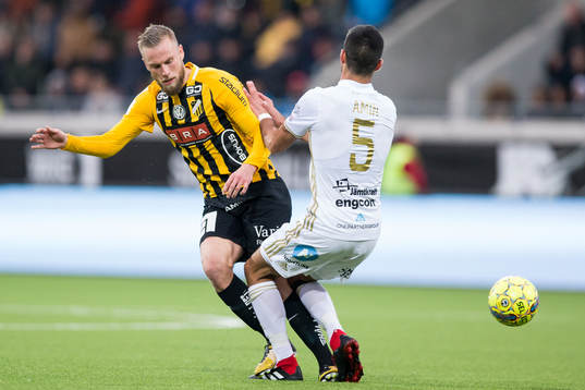 Häckens Alexander Faltsetas och Östersunds Rewan Amin