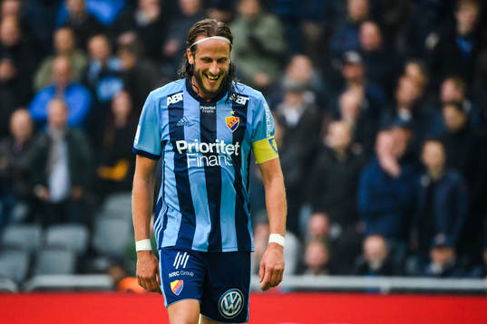 Djurgårdens Jonas Olsson jublar