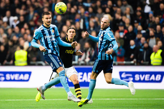 Djurgårdens Erik Johansson och Marcus Danielson