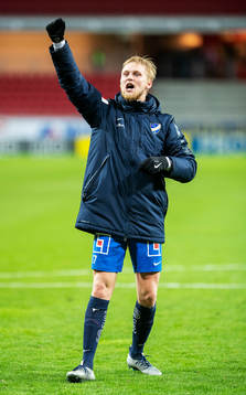 Norrköpings Kalle Holmberg jublar