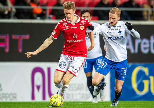 Kalmars Rasmus Elm och Norrköpings Kalle Holmberg