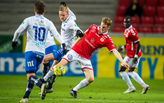 Kalmars Rasmus Elm och Norrköpings Kalle Holmberg