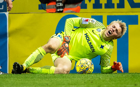 Norrköpings målvakt Isak Pettersson