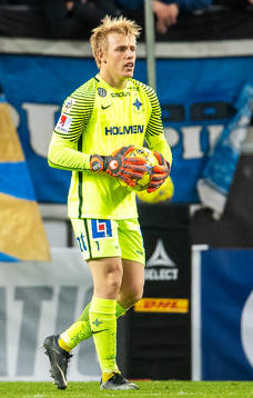 Norrköpings målvakt Isak Pettersson