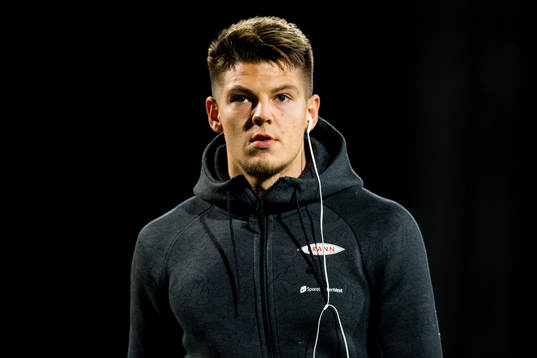 Goalkeeper Emil Thowsen Harloff of Brann