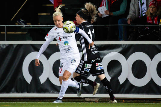 Rosengårds Caroline Seger och Piteås Cecilia Edlund