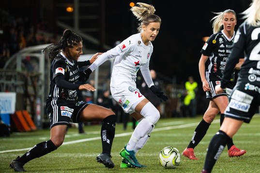 Piteås Madelen Janogy och Rosengårds Nathalie Björn