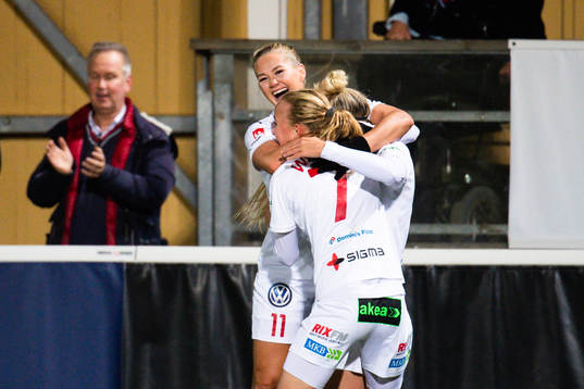 Rosengårds Lisa-Marie Utland, Ebba Wieder och Anja Mittag