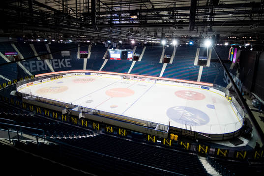 Interiör av hovet innan