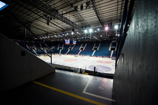 Interiör av hovet innan